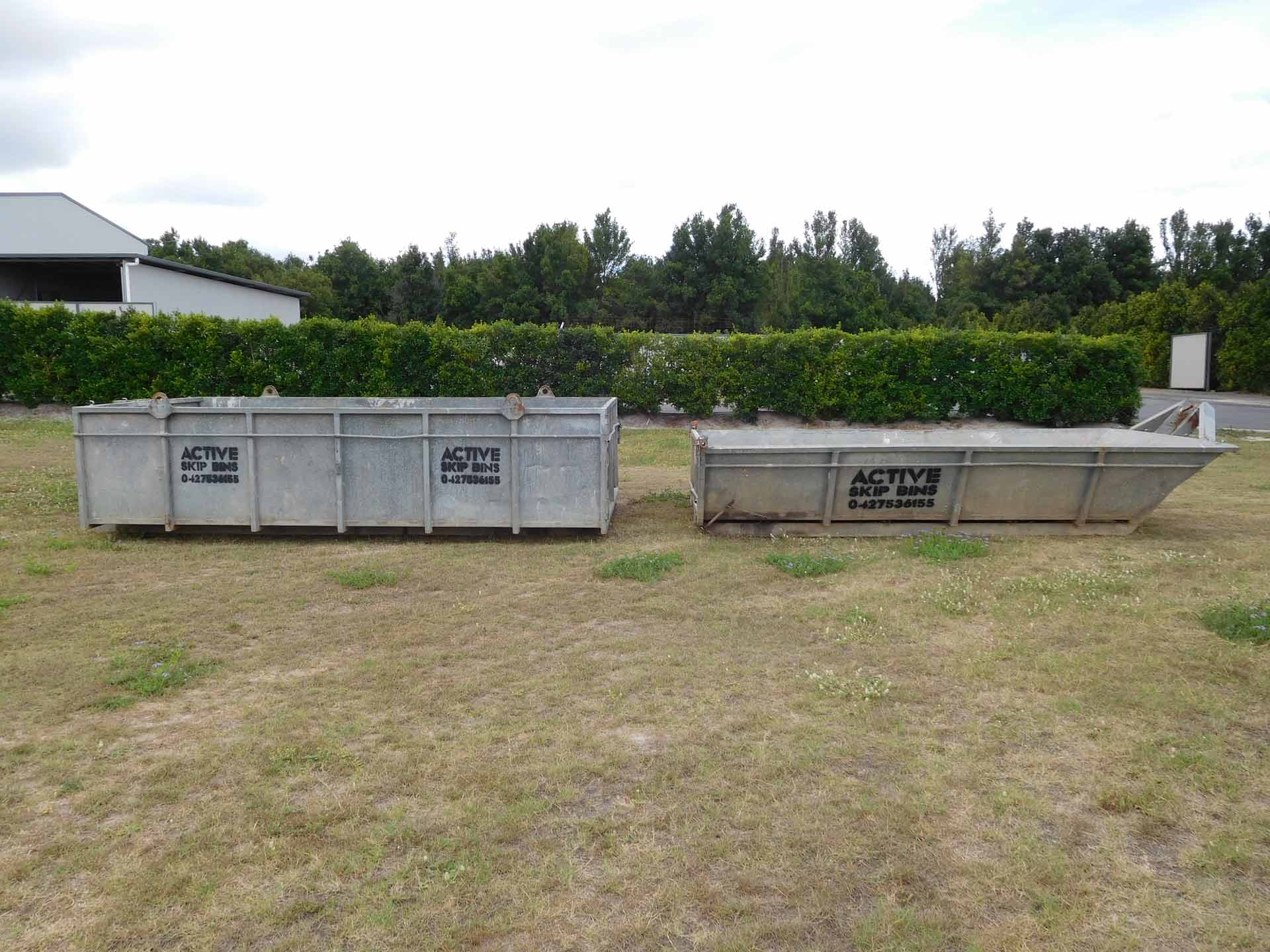 Metal bin — Rubbish Remova in Bundaberg, QLD