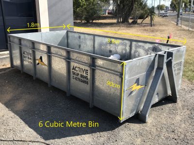 6 Cubic Metre Bin